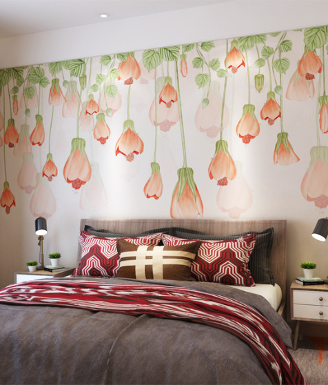 FLOWERS WALL MURALS Products 49