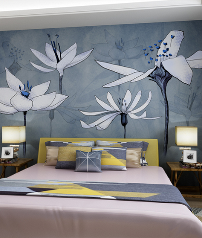 FLOWERS WALL MURALS Products 50