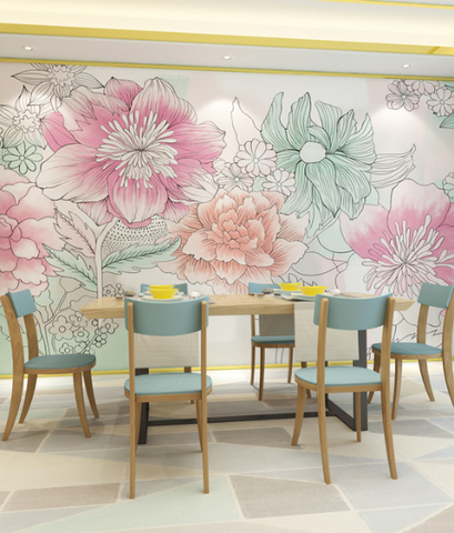 FLOWERS WALL MURALS Products 17