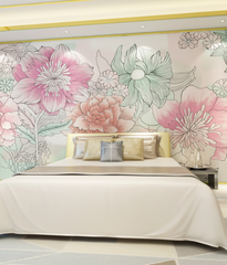 FLOWERS WALL MURALS Products 17
