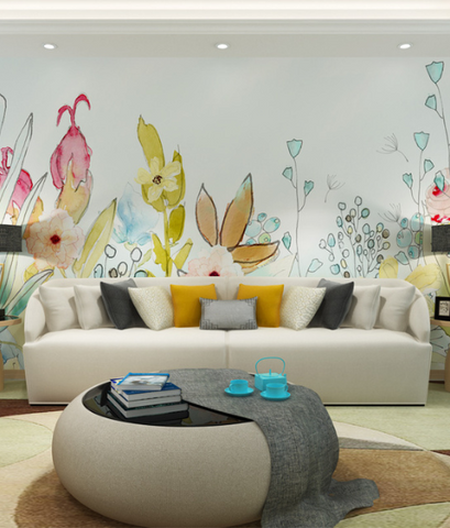 FLOWERS WALL MURALS Products 24