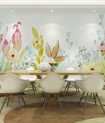 FLOWERS WALL MURALS Products 24