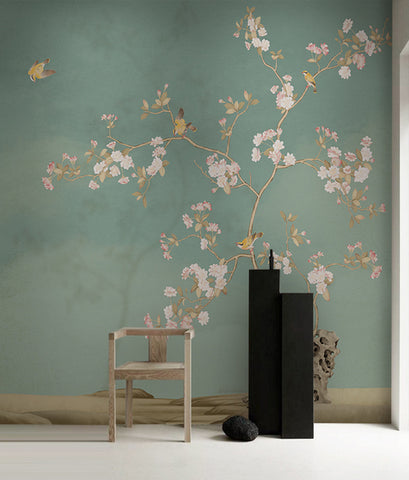 Flower And Bird Wall Murals Product 13