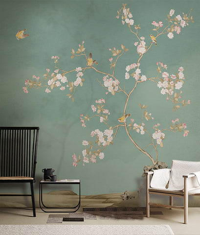 Flower And Bird Wall Murals Product 13