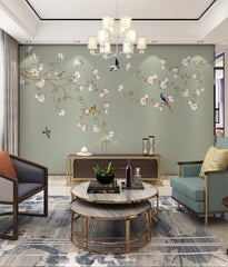 Flower And Bird Wall Murals Product 23