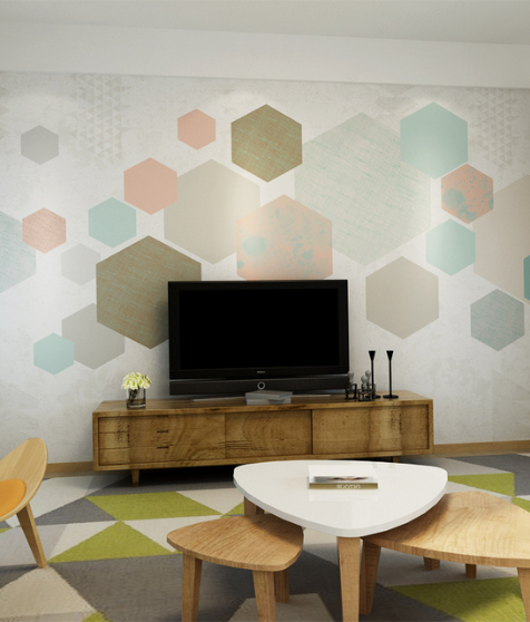 Geometry Wall Murals Products 16